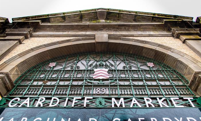 Cardiff Market - Trinity Street Entrance